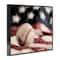 Stupell Industries Baseball & American Flag Framed Giclee Art